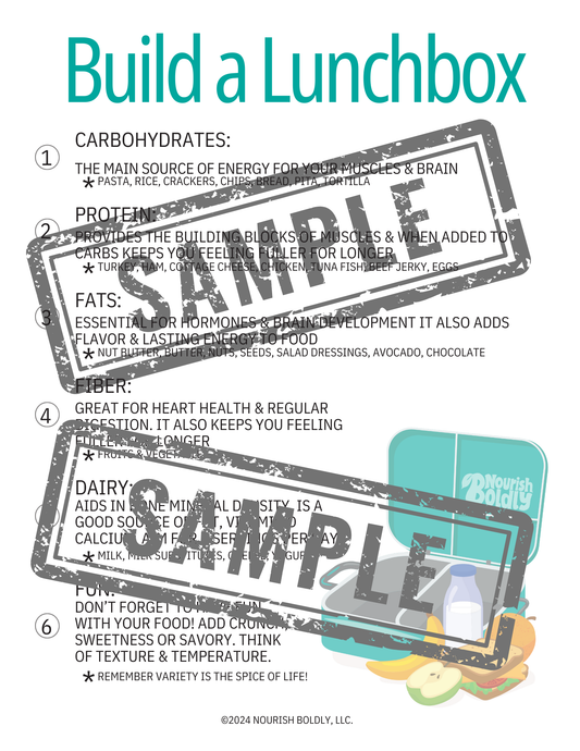 Lunchbox Printable