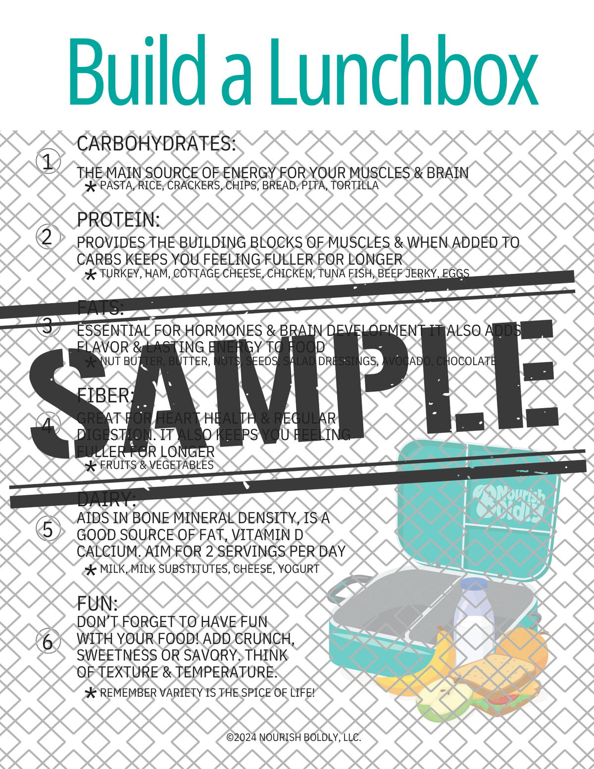 Lunchbox Printable